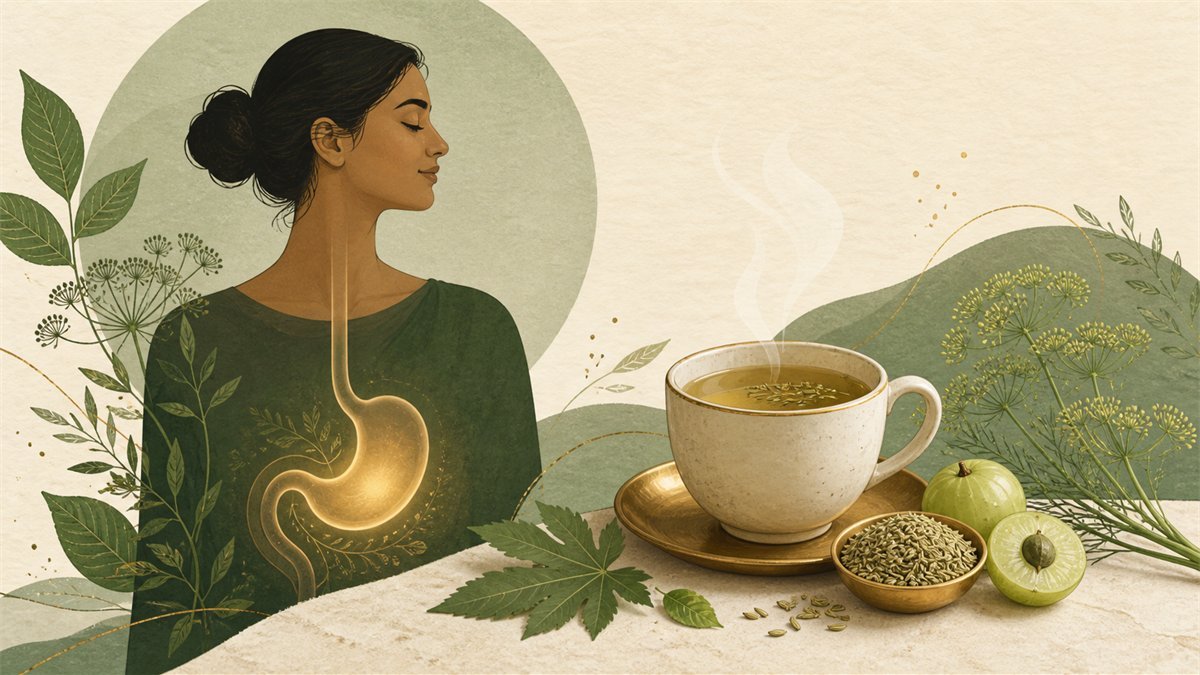 Acidity & Gas: Why Your Gut Is Angry (and How Ayurveda Calms It)